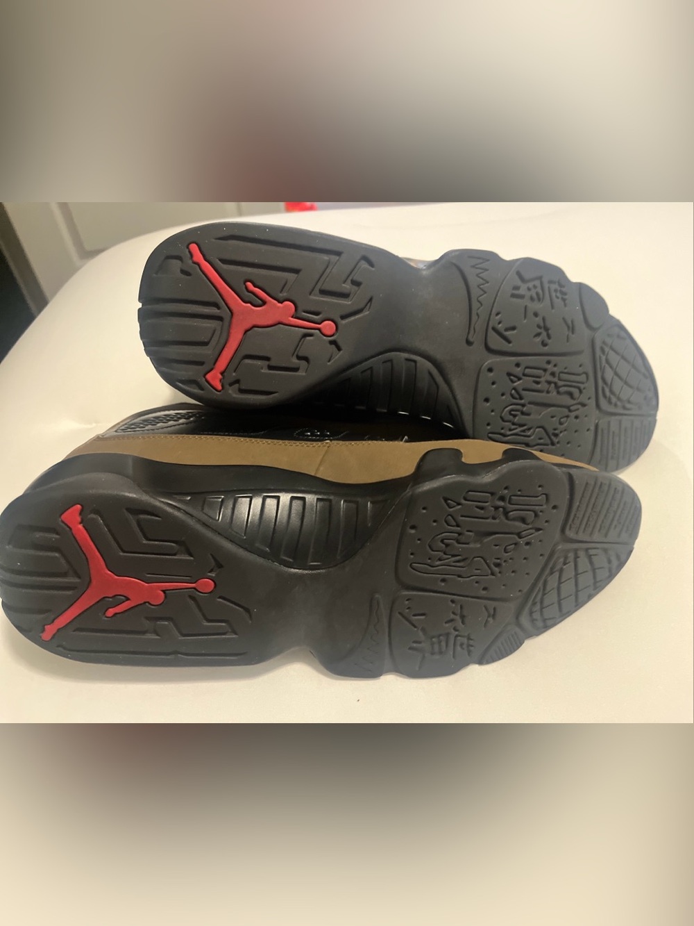 Air Jordan 9 Olive Black Sneakers, Size 14 No Insole (2012 Release) - Picture 5 of 9